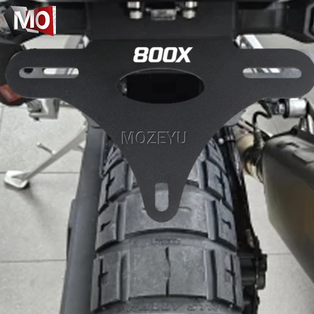 Motorcycle License Number Plate Frame Holder Bracket For KOVE 800 X Pro Rally 800X Super Adventure 2024 2025 2026 Accessories