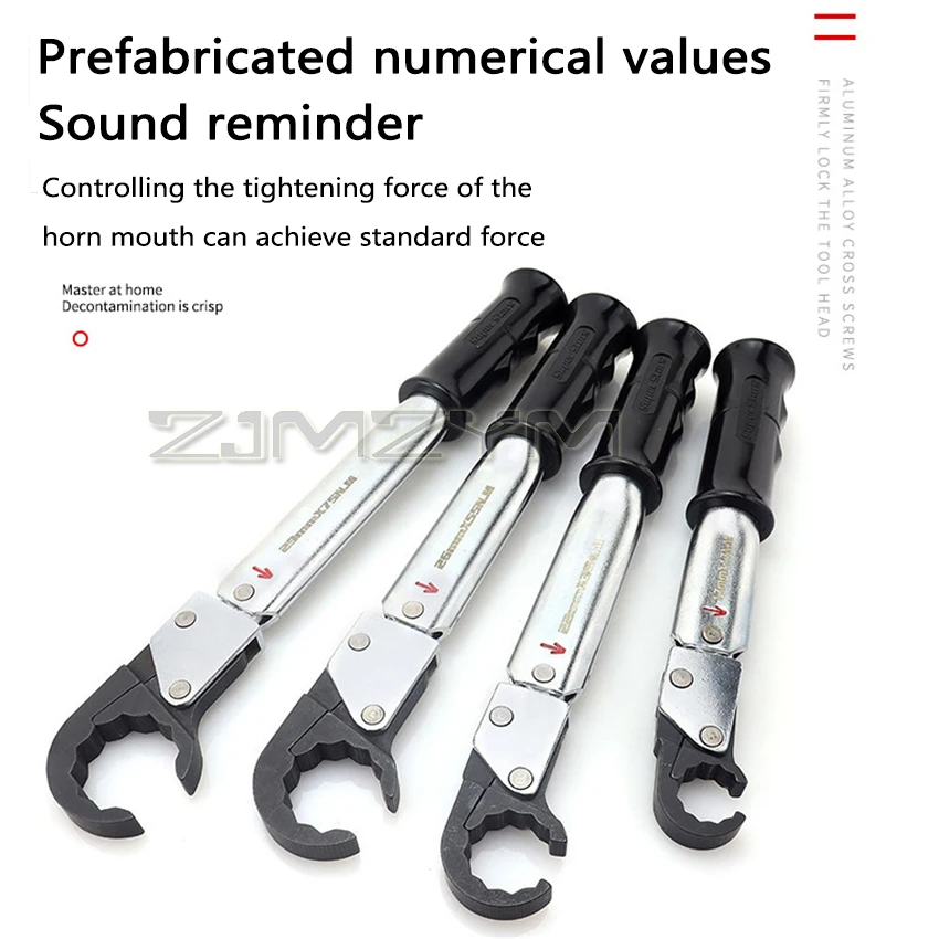 ST-02L Ratchet Torque Wrench  High-precision Open Type Auto Repair Wrench Air Conditioning Maintenance Tool  Set