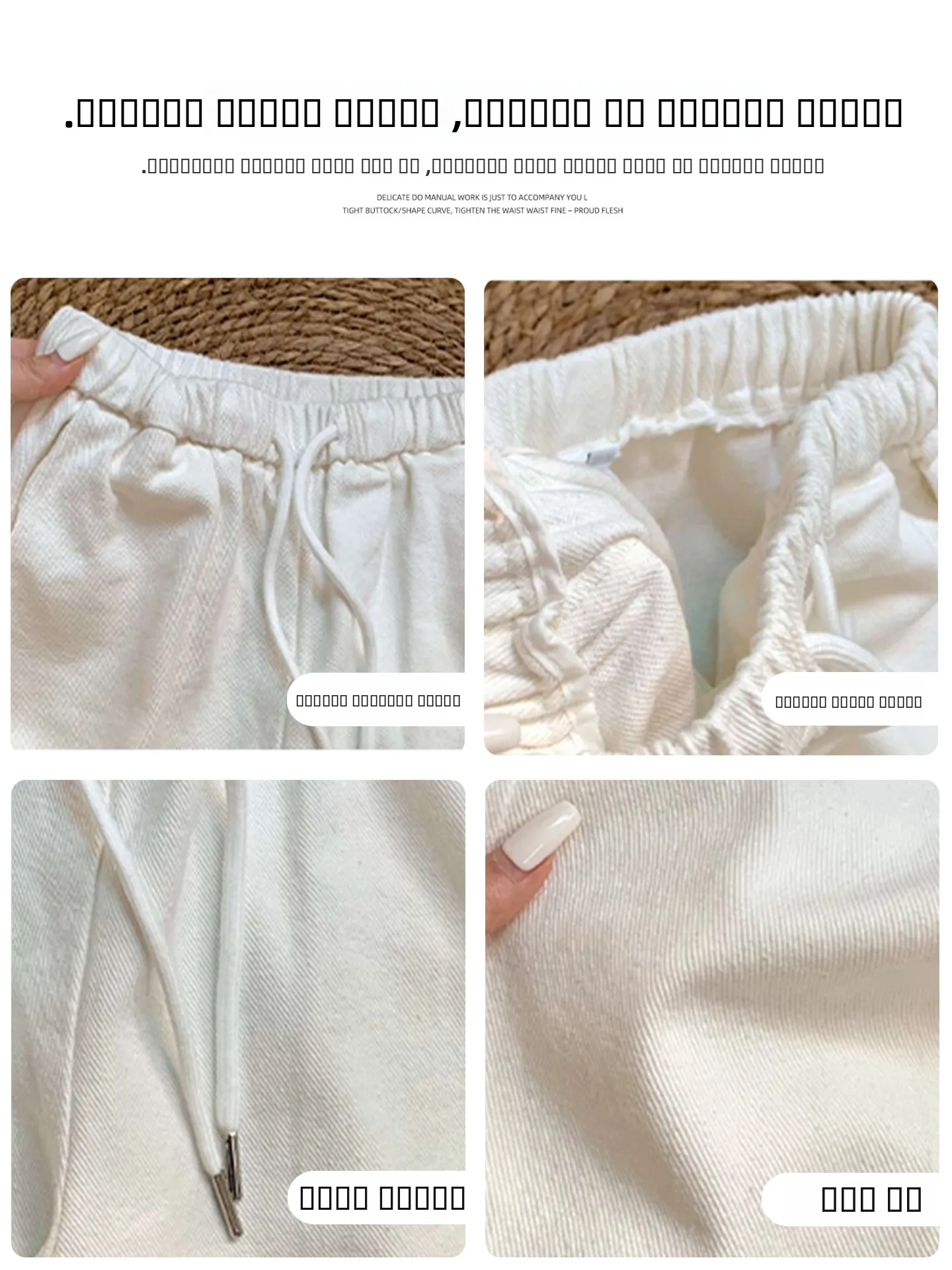 High Waist Draped Loose Women's Wide Leg Pants Cotton Linen Casual Straight Cut Trousers Spring Autumn New Arrival