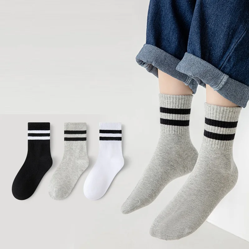 Youth Teens Girls Boys 100% Cotton Sock Ankle Socks for School Uniform Spring Autumn Summer Running Sports Socks