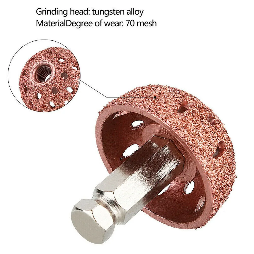 

Grinding Wheel Buffing Wheel Wear-resistant Rasp Buffer 42mm Accessory Ball Tyre Grinding Head Hand Tool Hex Shank