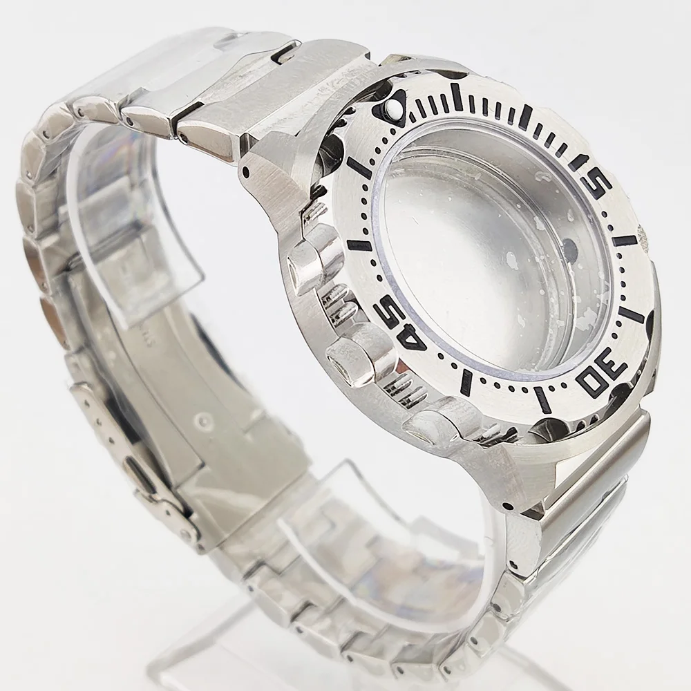 SKX ساعة حافظة تعديل الملحقات NH35 حافظة 42 مللي متر حافظة ساعة الوحش الياقوت حافظة من الفولاذ المقاوم للصدأ تناسب حركة NH35/36/34/70/72