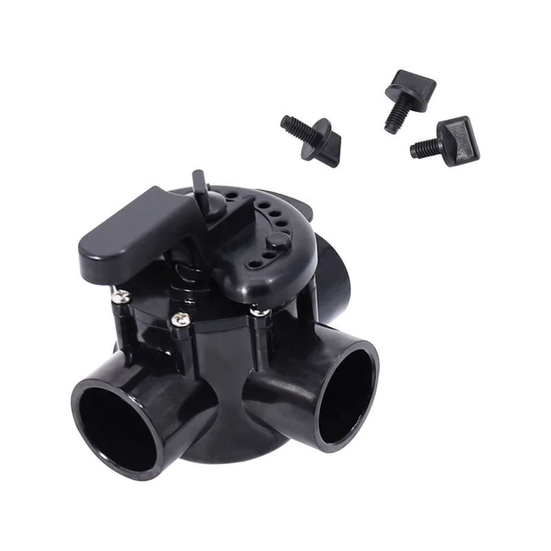 ABKU-3Way Diverter Valve With 1-1/2In ID&2In OD PVC Pipe Diverter Valve For Ground Pool,Tub&Spa System Replacepart For 263037