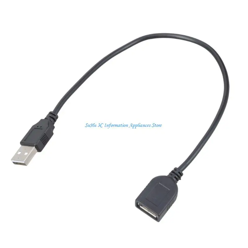 

USB 2.0 Extender Cable 11.81inch Data Cord Plug and Play Compatibility with Printers Keyboards and External Drive