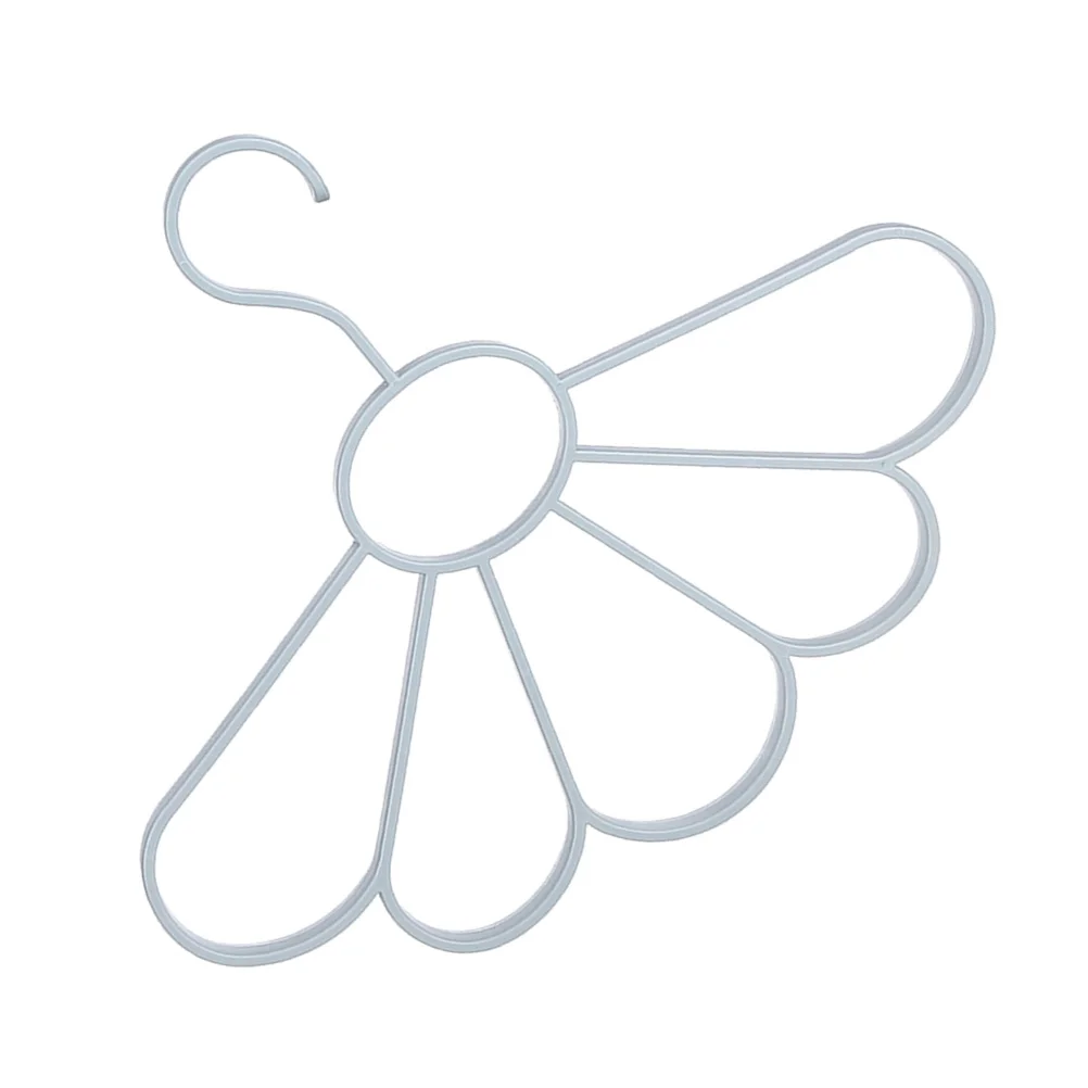 

Scarf Belt Rack Multifunctional Nordic Blue Holder Closet Fan-shaped Hanger Plastic Strong Sunscreen Gentle Curves