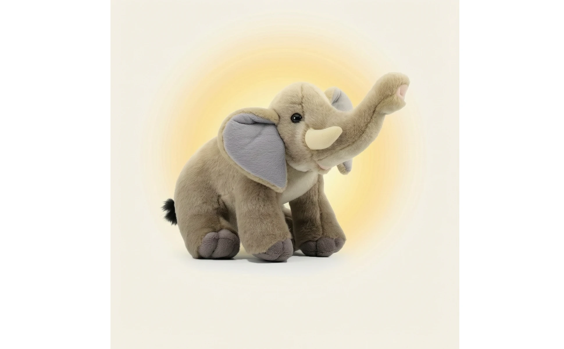 Elephant Stuffed Animal Soft Elephant Stuffed Toy Cuddly Fuzzy for Toddlers, Bedtime, Nursery Decor