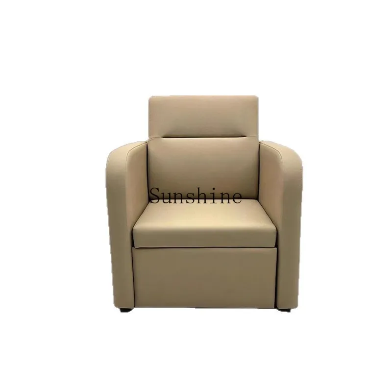 Office folding bed Multifunctional sofa Escort lunch break chair Hospital solid wood
