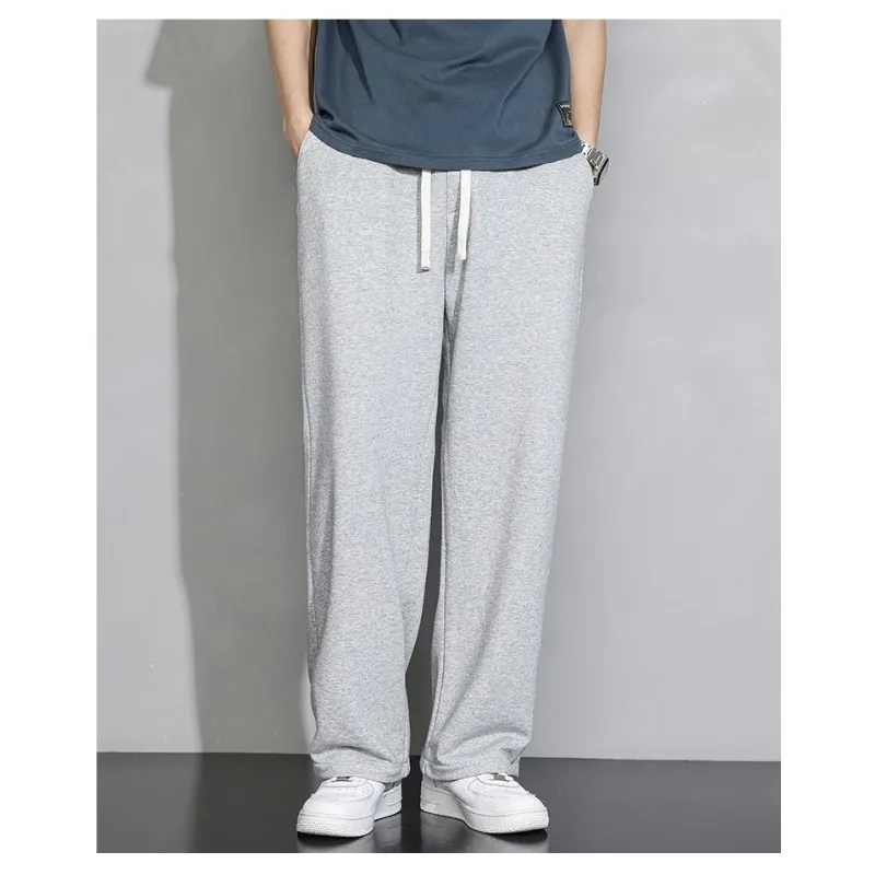 

Осенние новые мужские японские прямые спортивные брюки, модные брендовые универсальные свободные широкие брюки, мужские повседневные брюки