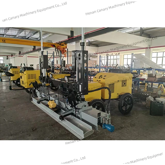 Certifié CE et ISO. Machine à truelle électrique en béton guidé, auto-nivelant pour pont et pavage routier