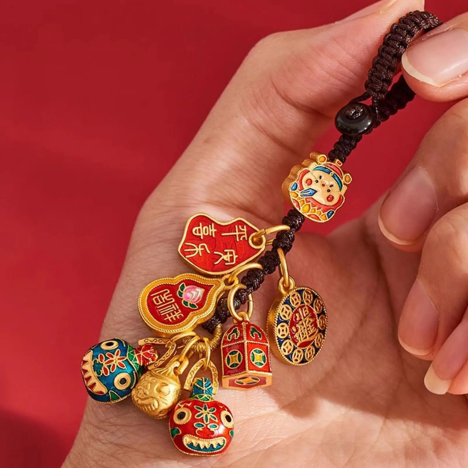 

Брелок Fortune God, традиционная милая сумка из сплава, товары для вечеринок из фэншуй