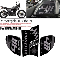 Motocicleta Tanque 3D Pad Protector Capa, Anti-Slip Sides Adesivo, Himalayan 411, himalayan 411