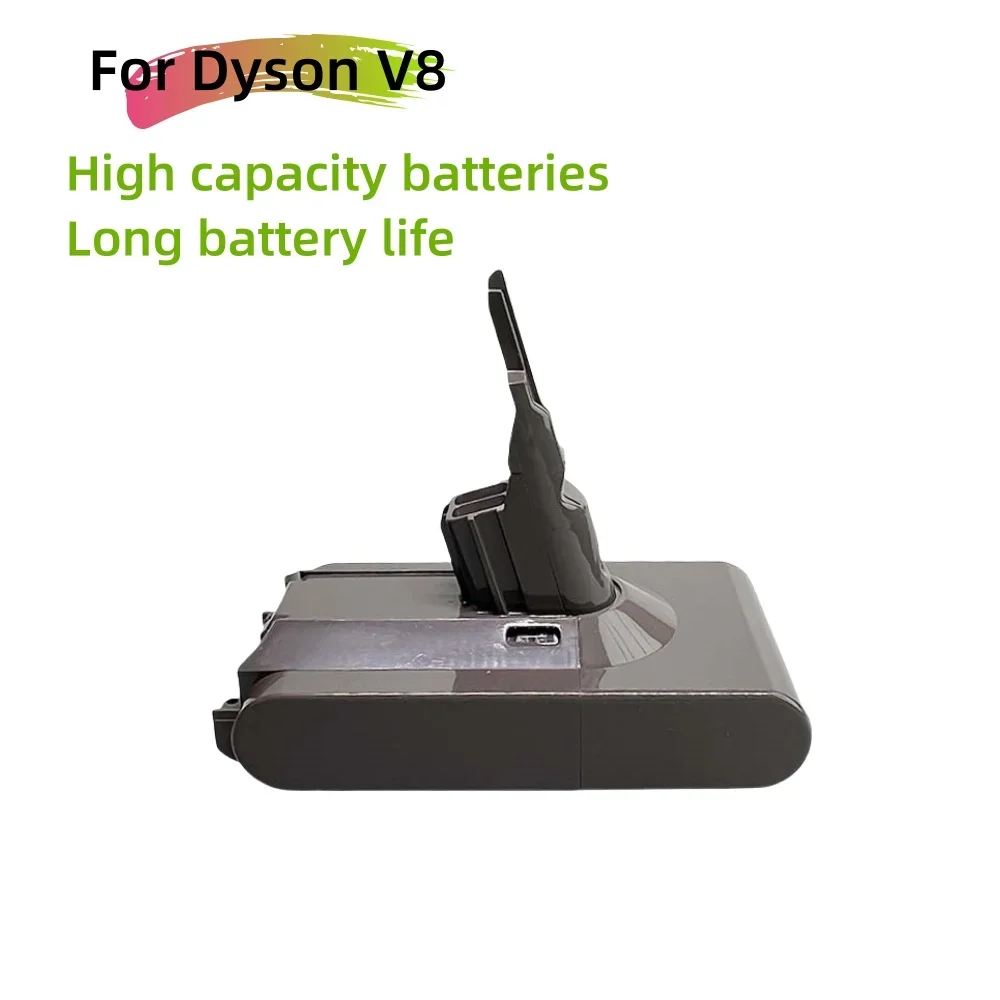 Batería de repuesto de 4800-12800mAh para Dyson 21,6 V Li-Ion con Dyson V8 Series V8 Absolute V8 Fluffy SV10, vacío sin cable