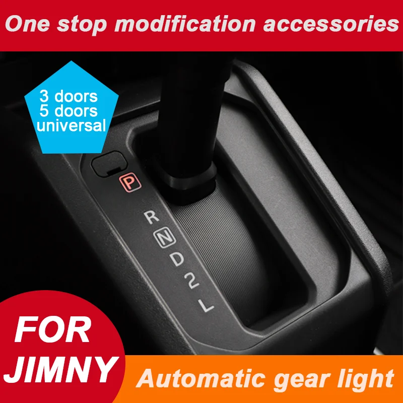 

Car Retrofit Automatic Transmission LED Gear Light Fit For Suzuki Jimny JB64 Sierra JB74W 2019 2025 Interior Auto Accessories