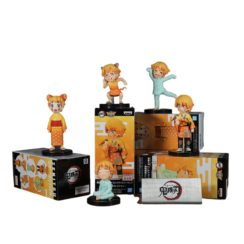 Disponibile Bandai Demon Slayer WCF Set completo - Tanjiro Zenitsu Q Figure Premio Collezione di scatole cieche Anime Display da tavolo
