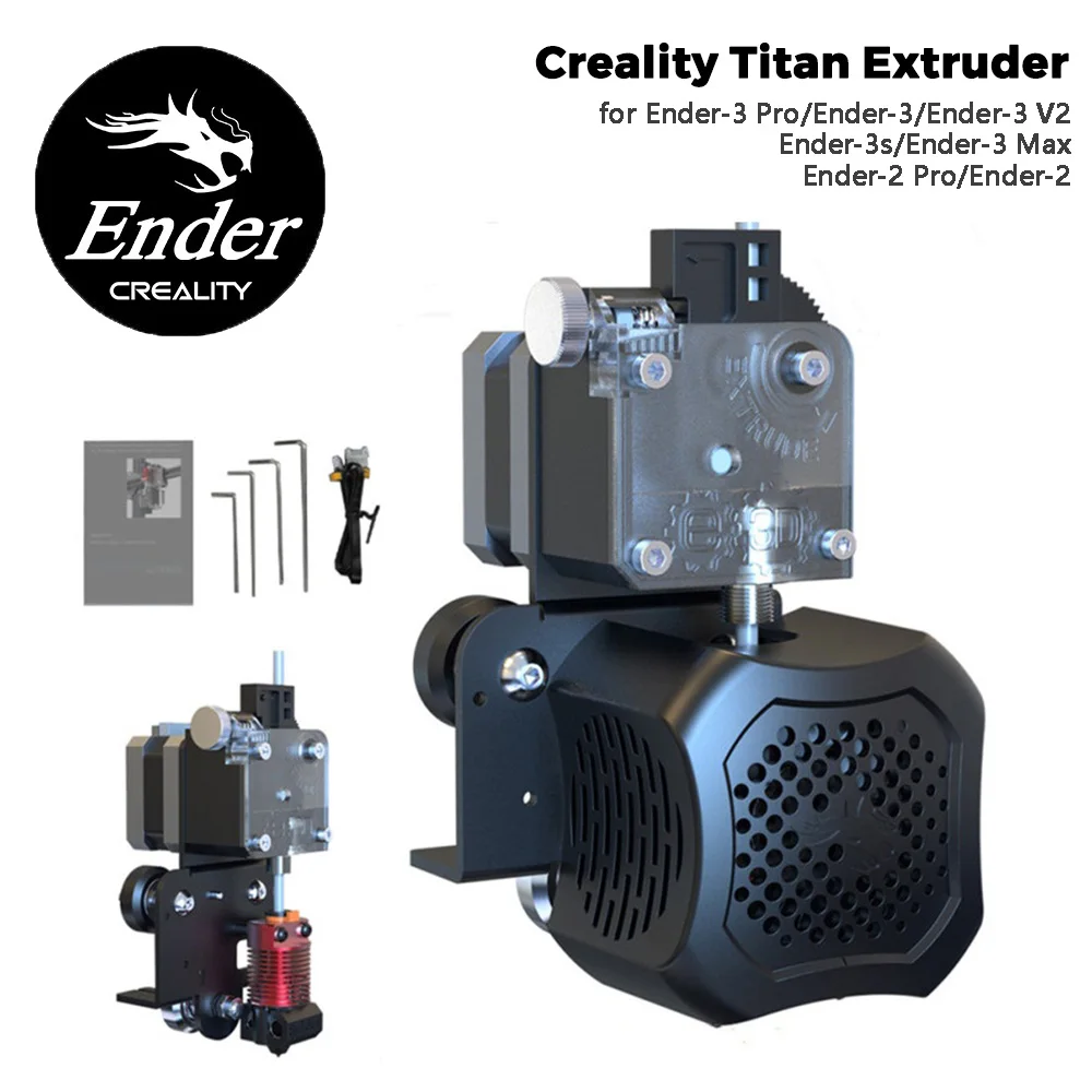 

Creality Titan Extruder+High Temperature and High Flow Hotend Kit Precise Feeding Support High-Temperature/High-Speed Printing