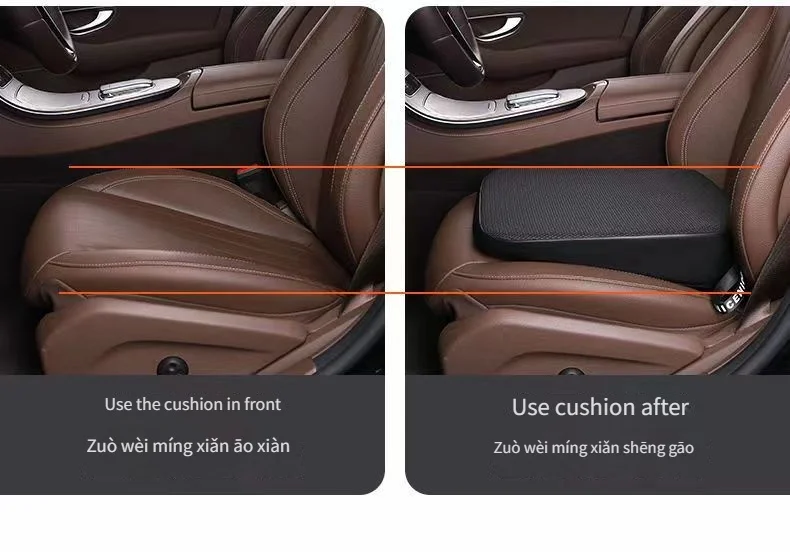 3,15 Zoll dickes, bequemes Fahrsitzkissen – atmungsaktives Polyester – perfektes Geschenk zum Vatertag, Jahrestag, Jubiläumsgeschenk – Detail 8