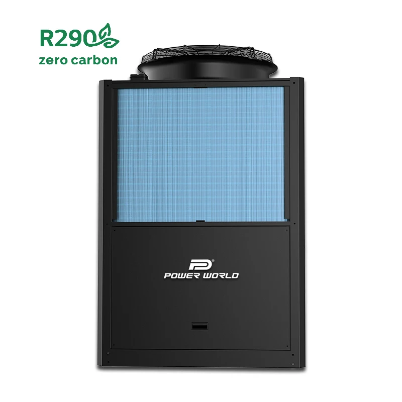 Unit pompa panas 10 atas Cina inverter udara ke air dc R290 monoblock komersial pompa panas