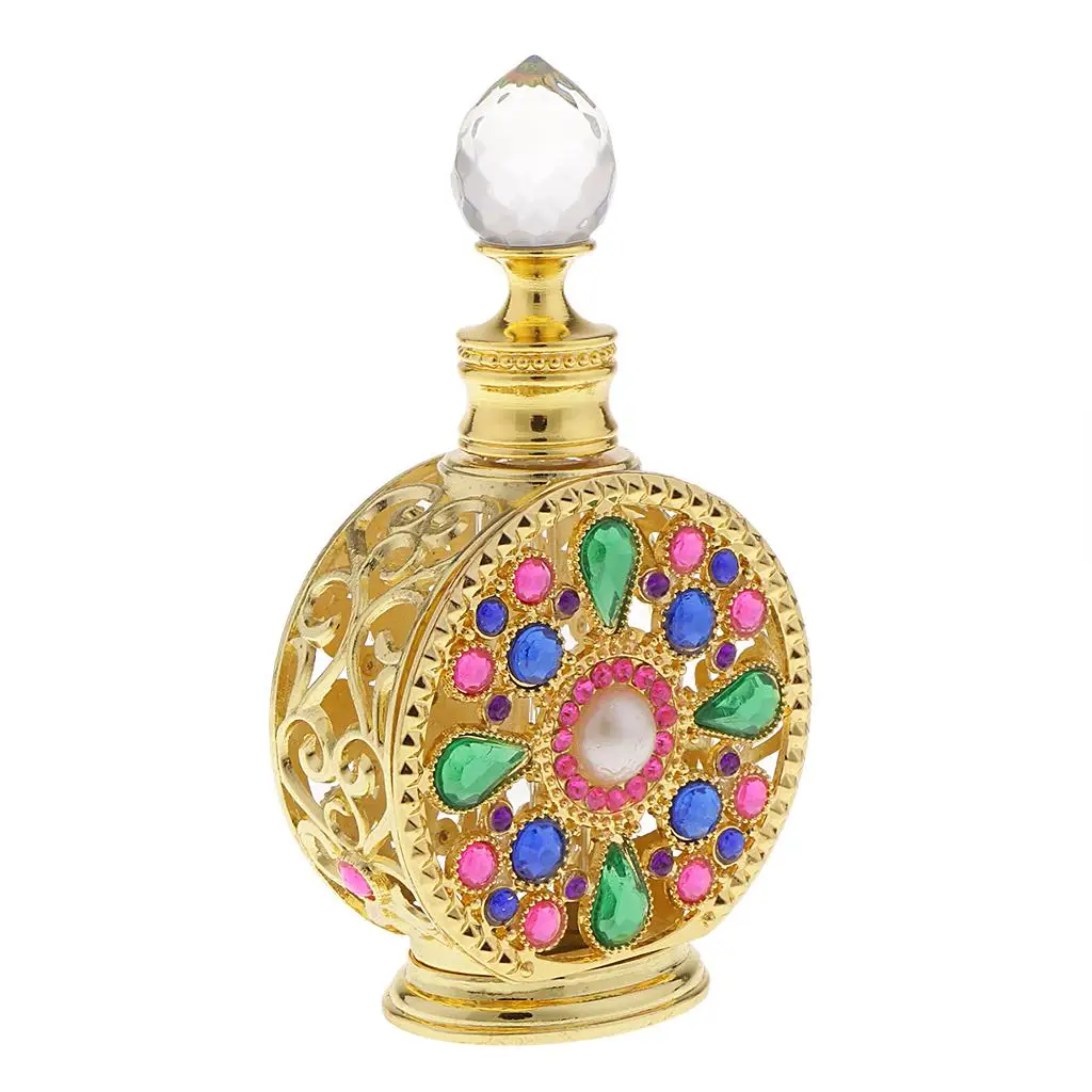 10ml ouro vintage vidro vazio perfume spray garrafa atomizador ferramentas recarregáveis