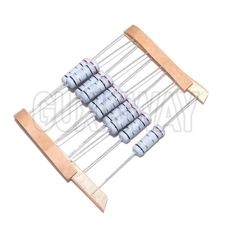 10pcs 3W 5% Wire Wound Resistor Fuse Winding Resistance 0.1R 0.1 0.15 0.22 0.33 0.47 0.5 1 2.2 4.7 6.8 10 22 33 47 51 68 100 ohm
