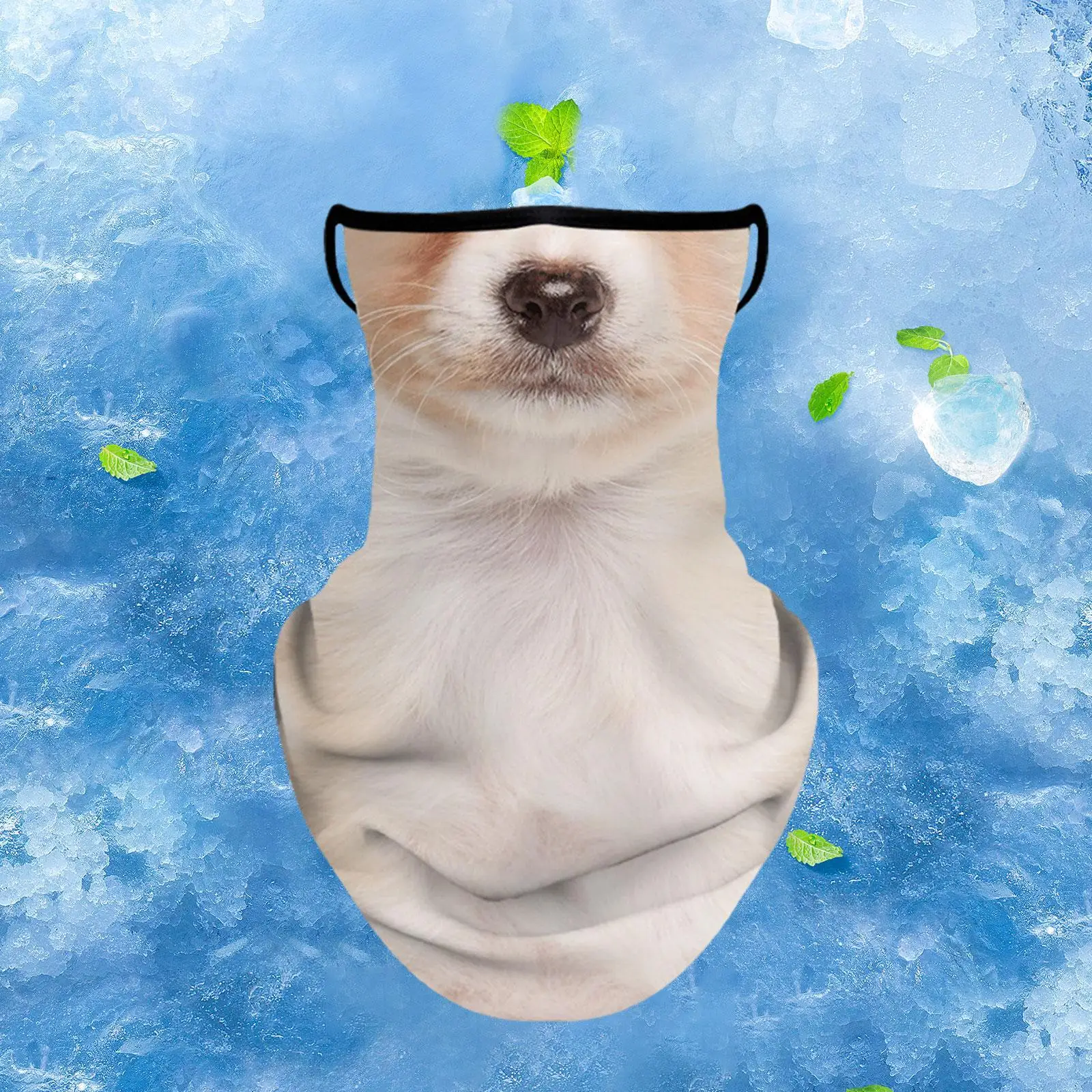 Outdoor zonbescherming gezichtsbedekking dunne ademende nekbeenkap bandana voor wandelen hardlopen sporten