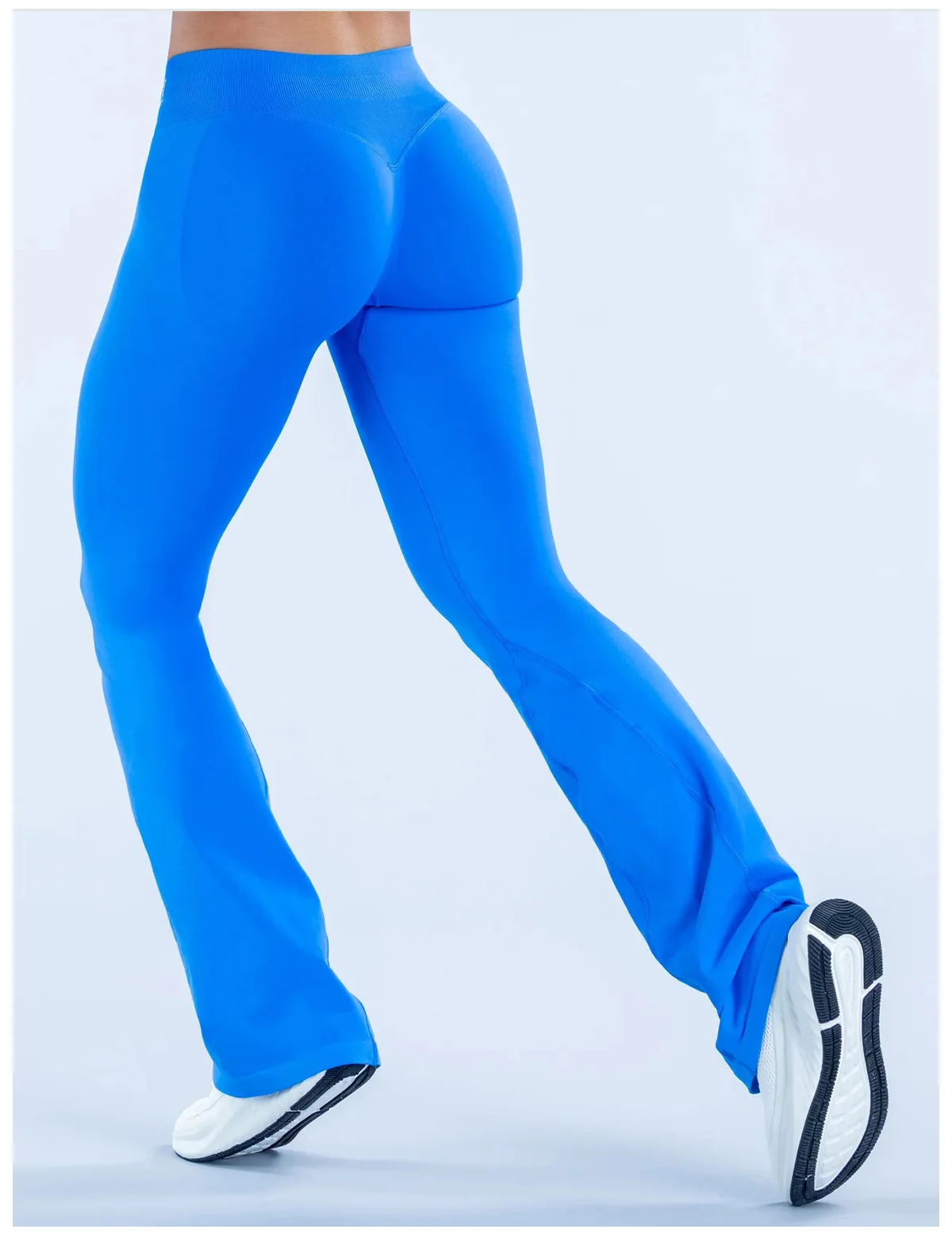 Denyf Impact Flares Scrunch Booty Damen Gym Leggings Nahtlose Fitness Workout Yoga Hosen Squat-Proof Modische Schlaghosen – Detail 11