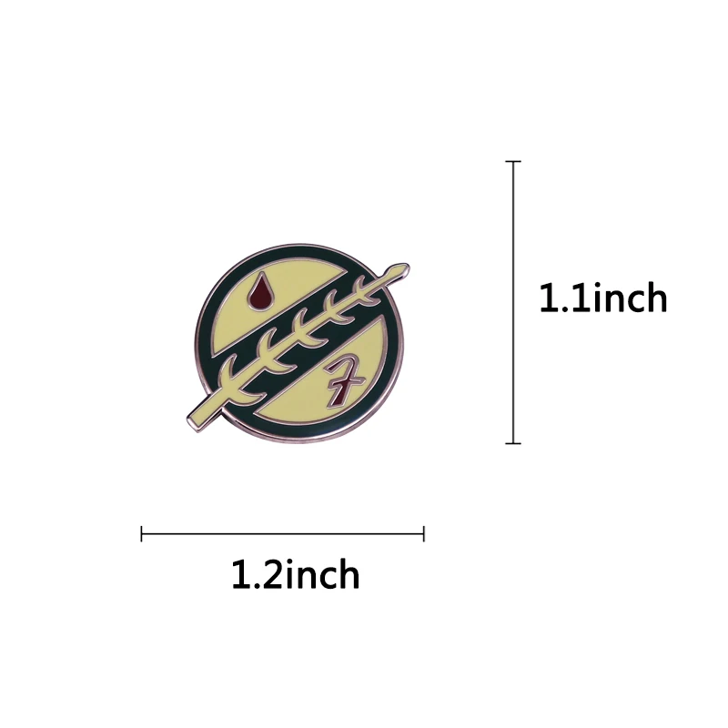 شارة إلهام تلفاز بوبا فيت-ماندالوريان بشعار المينا دبوس الخيال العلمي