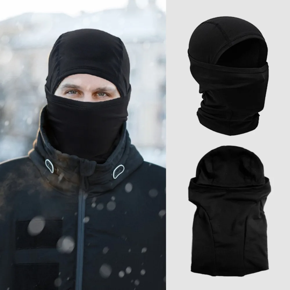 

Black velvet winter riding mask windproof dust cover thermal mask motorcycle cover