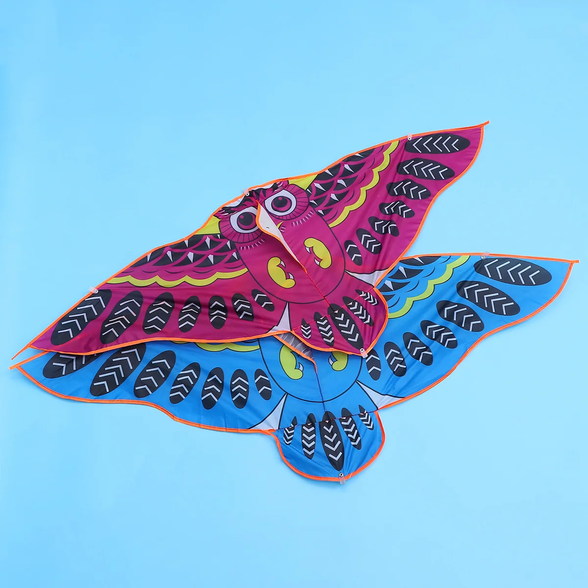 3 pezzi 1,45 m elegante modello gufo aquilone lavorazione squisita gioco di volo all'aperto per bambini e adulti colore casuale