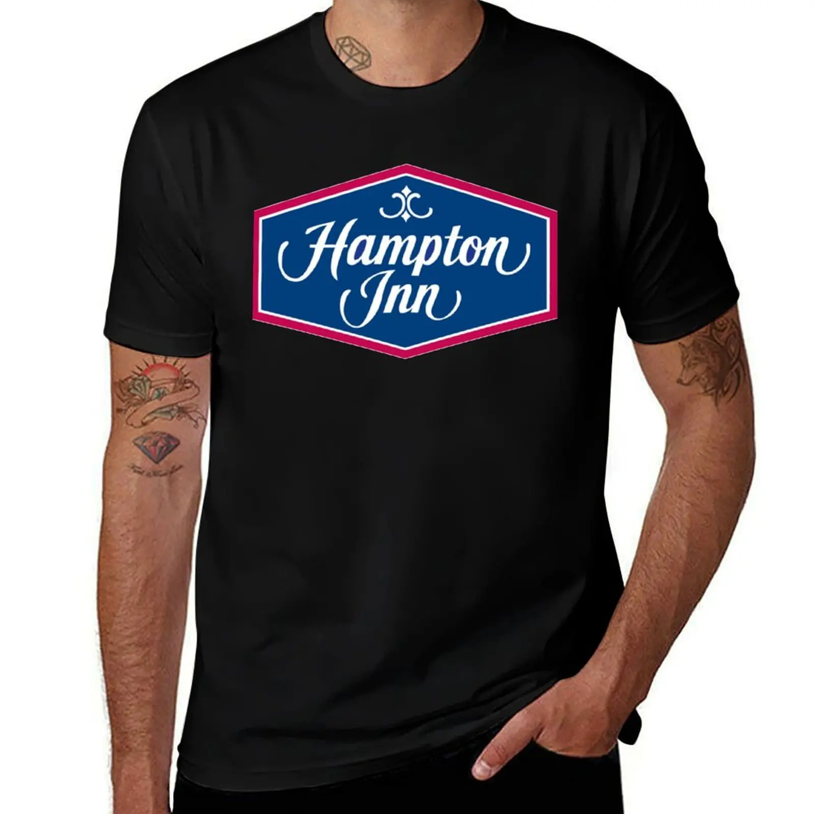 

Hampton Inn T-Shirt shirts graphic funny gifts Man t-shirt mens t shirts top quality