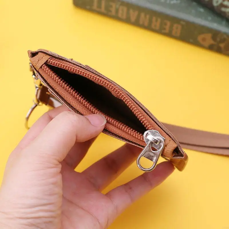 X90D Business Credit Cartted Badge Moeda Purse Strap Strap Keychain