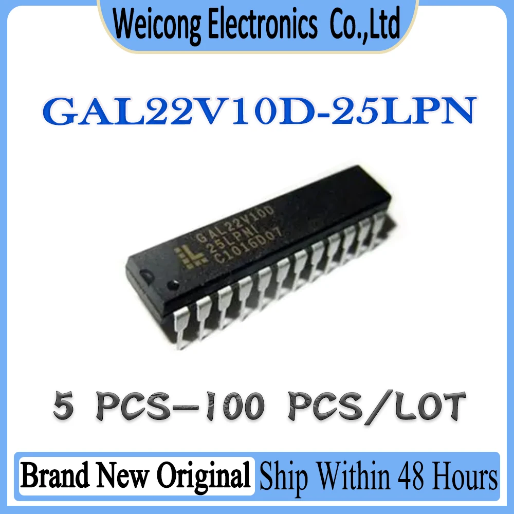 GAL22V10D-25LPN GAL22V10D-25LP GAL22V10D-25 GAL22V10D GAL22V10 GAL22V1 GAL22V GAL22 GAL IC CPLD 10MC 25NS DIP-24