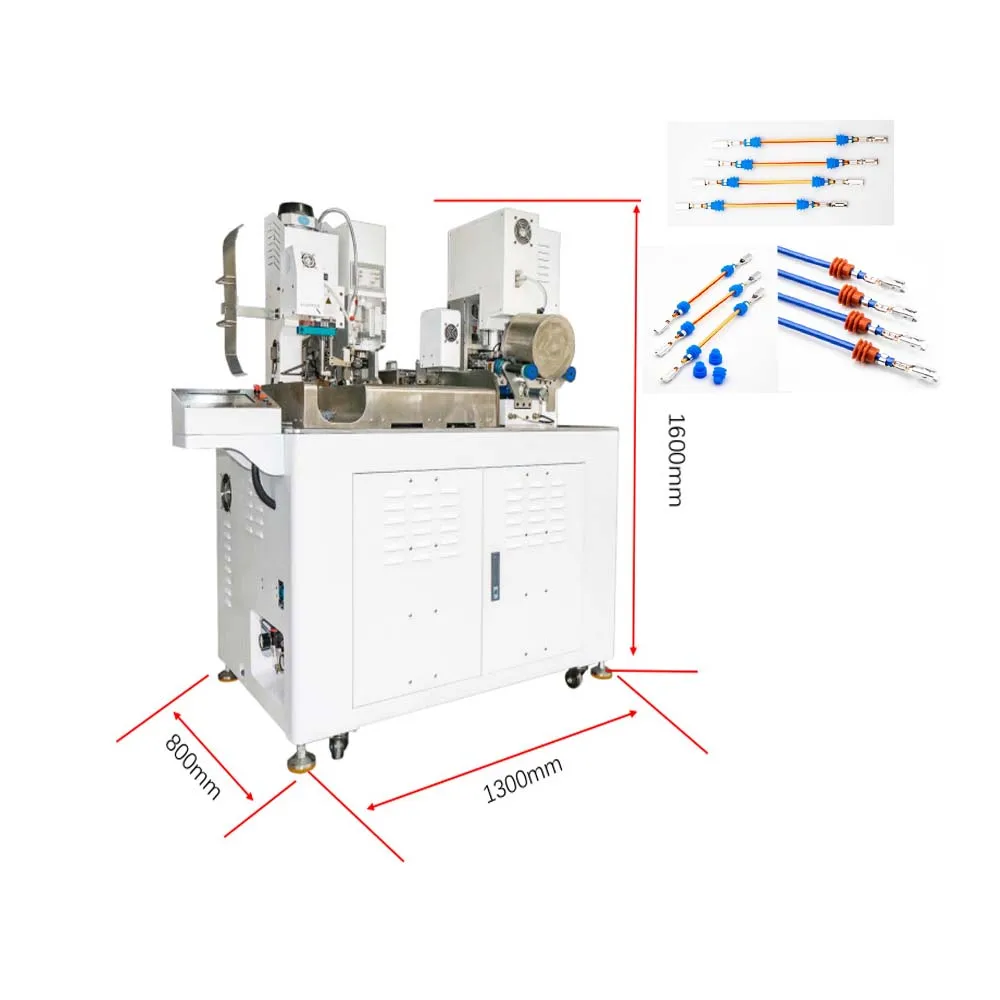 Wyprodukowano w Chinach Automatyczna 5-przewodowa maszyna do cięcia, ściągania izolacji i skręcania