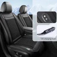 Breathable ice silk seat cover Car Mat Cooling 12V/24V Air Ventilated Fan Air Conditioned Cooler Pad