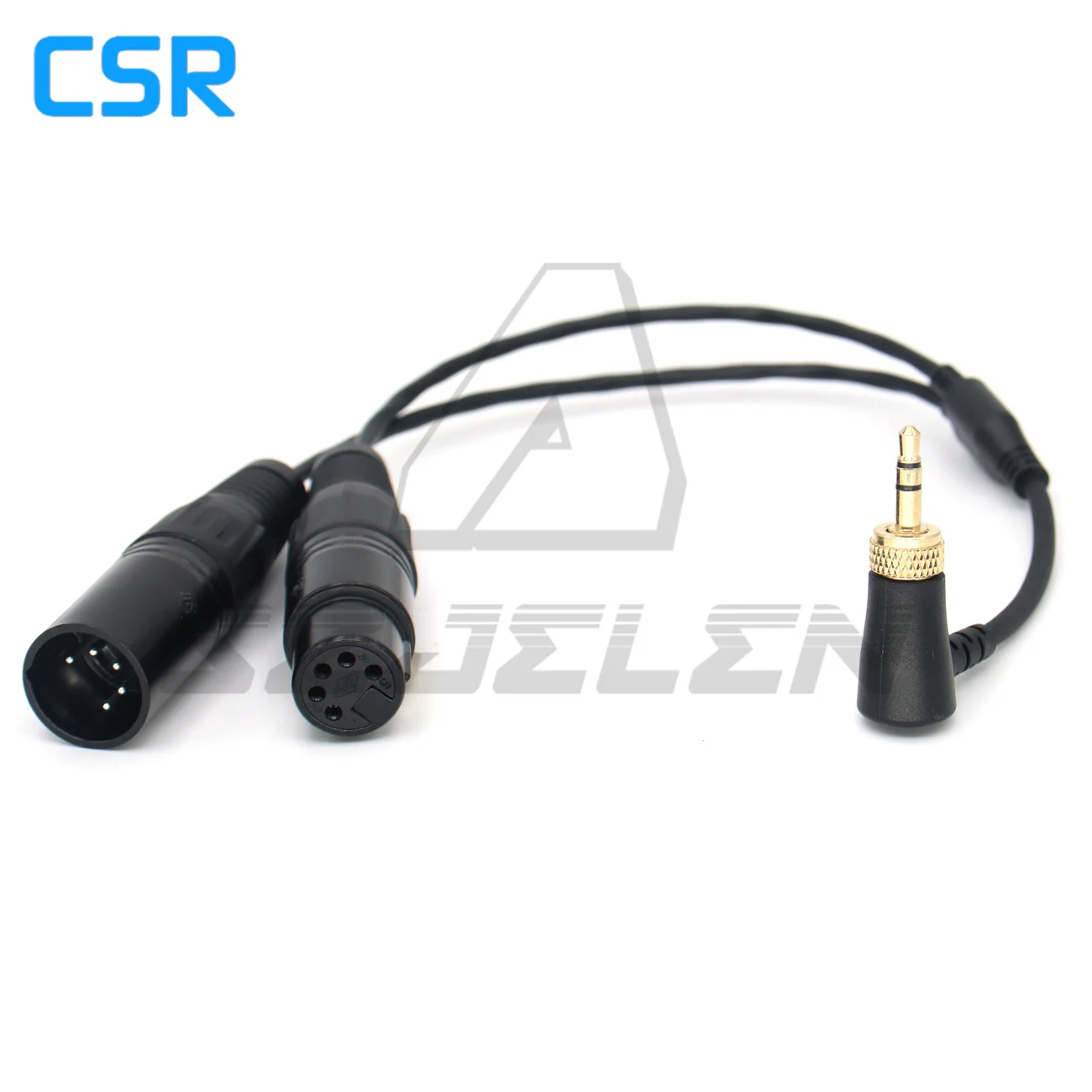 NANLITE Adapter Sidus One DMX Cable for za, FC, PavoSlim, Pavotube ll C. 3.5mm Lock to Double XLR 5Pin Male Female