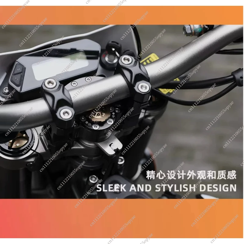 Handlebar Riser Mount Steering Damper KKE Titanium Stabilizer for Motorcycle