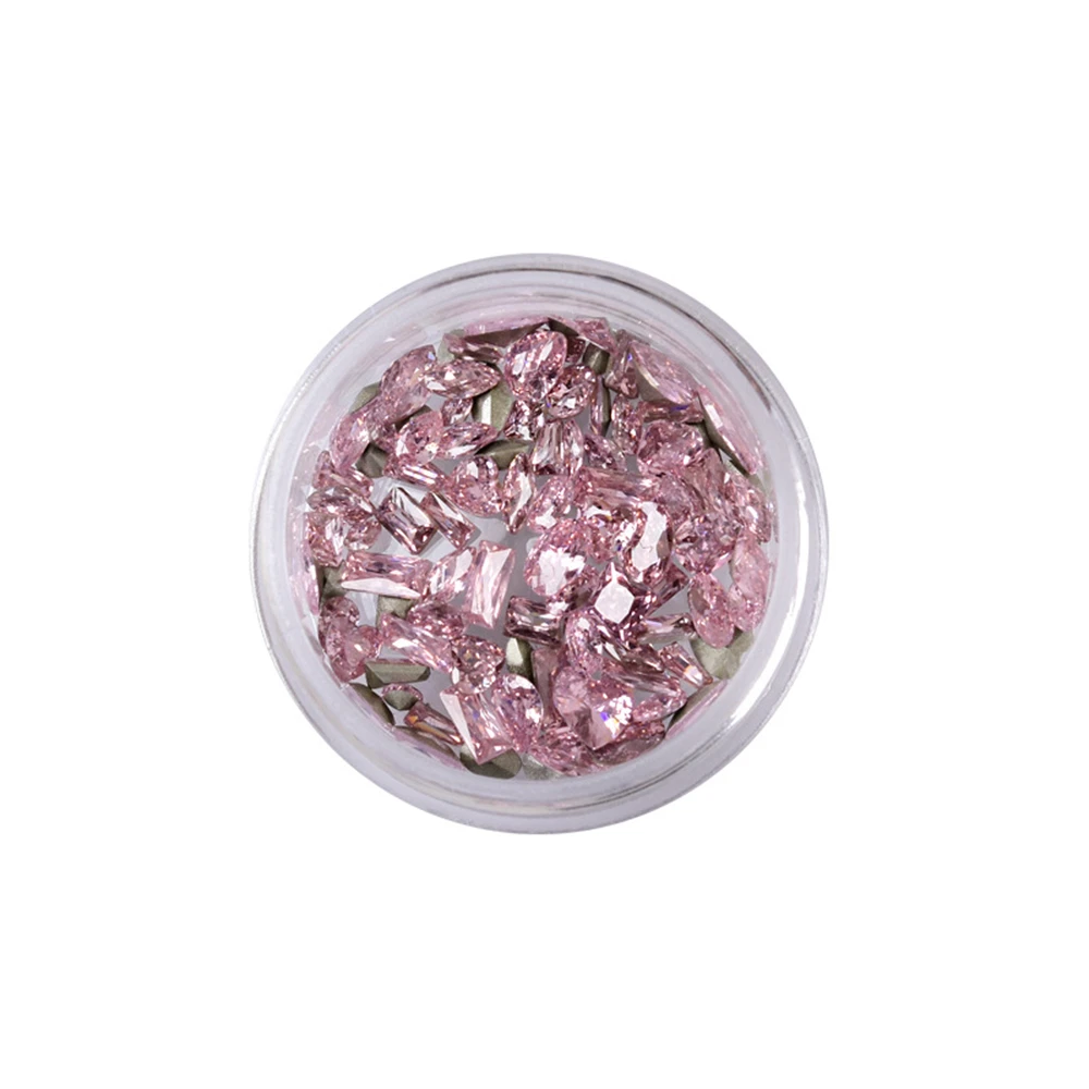 

Nail Ornaments Zircon Shimmer Glitter Super Flash Nail Nail Decoration Plated Bottom Special-shaped Nail Art Beauty