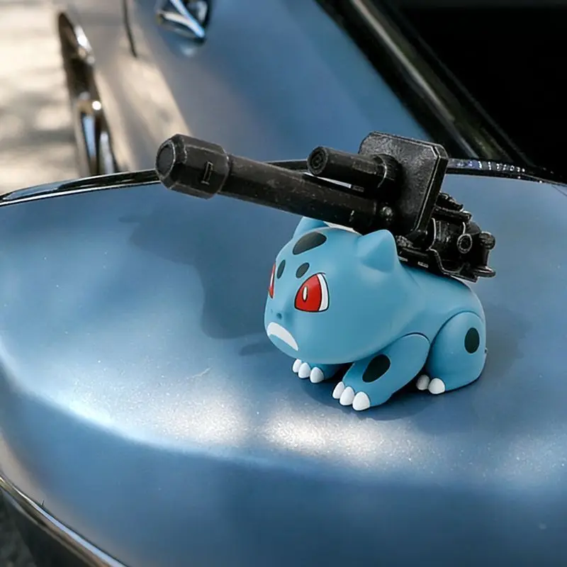 Bulbasaur – canon d'ornement de voiture drôle, Style Missile, décoration de figurine, mignon, Anime, accessoires d'intérieur de voiture, cadeau, nouvelle collection 2026