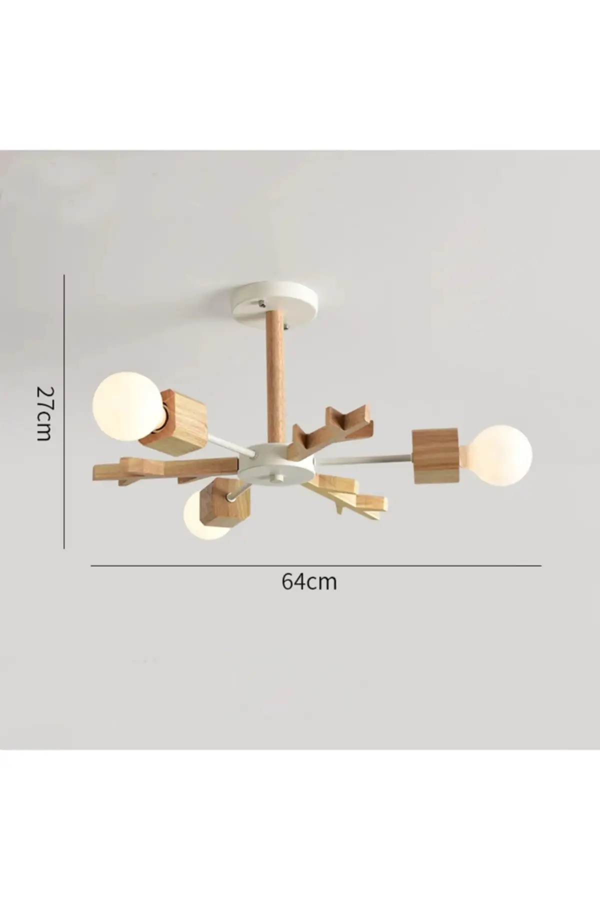 

DOLBOVI Postmodern Flake wood chandelier