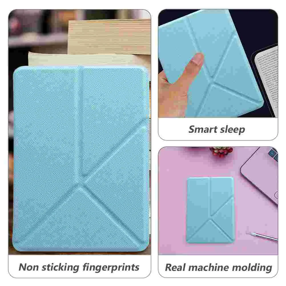 Case Practical Cover E-reader Protective Detachable Patterned Auto Wake for E-book Microfiber Foldable