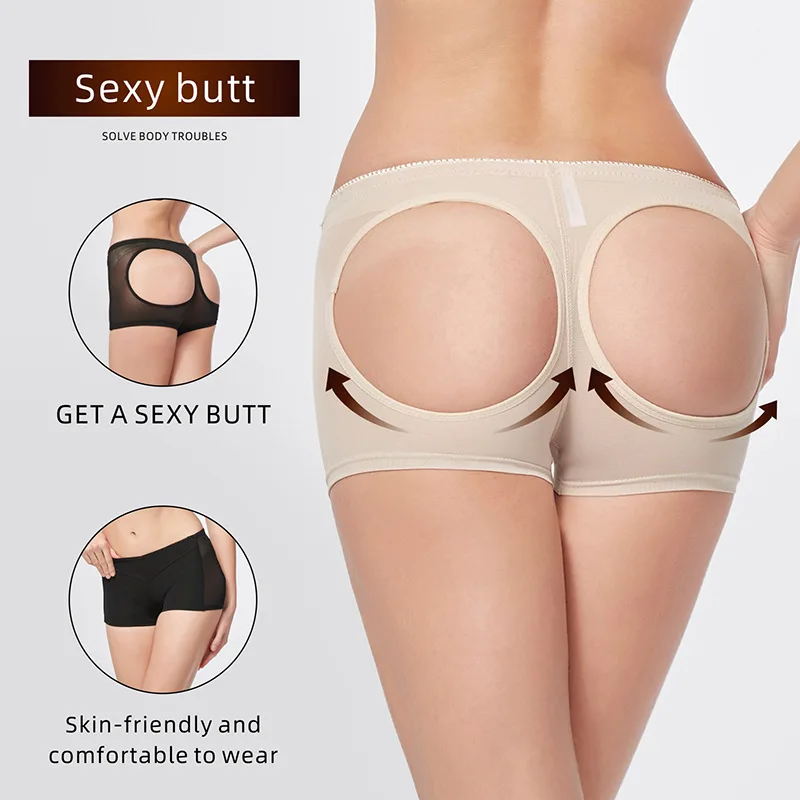 Butt Lifter Shaper Panties Shorts Butt Lift Underwear Briefs Women Body Shaper Sexy Ass Push Up Panty Buttock Open Hip Booty