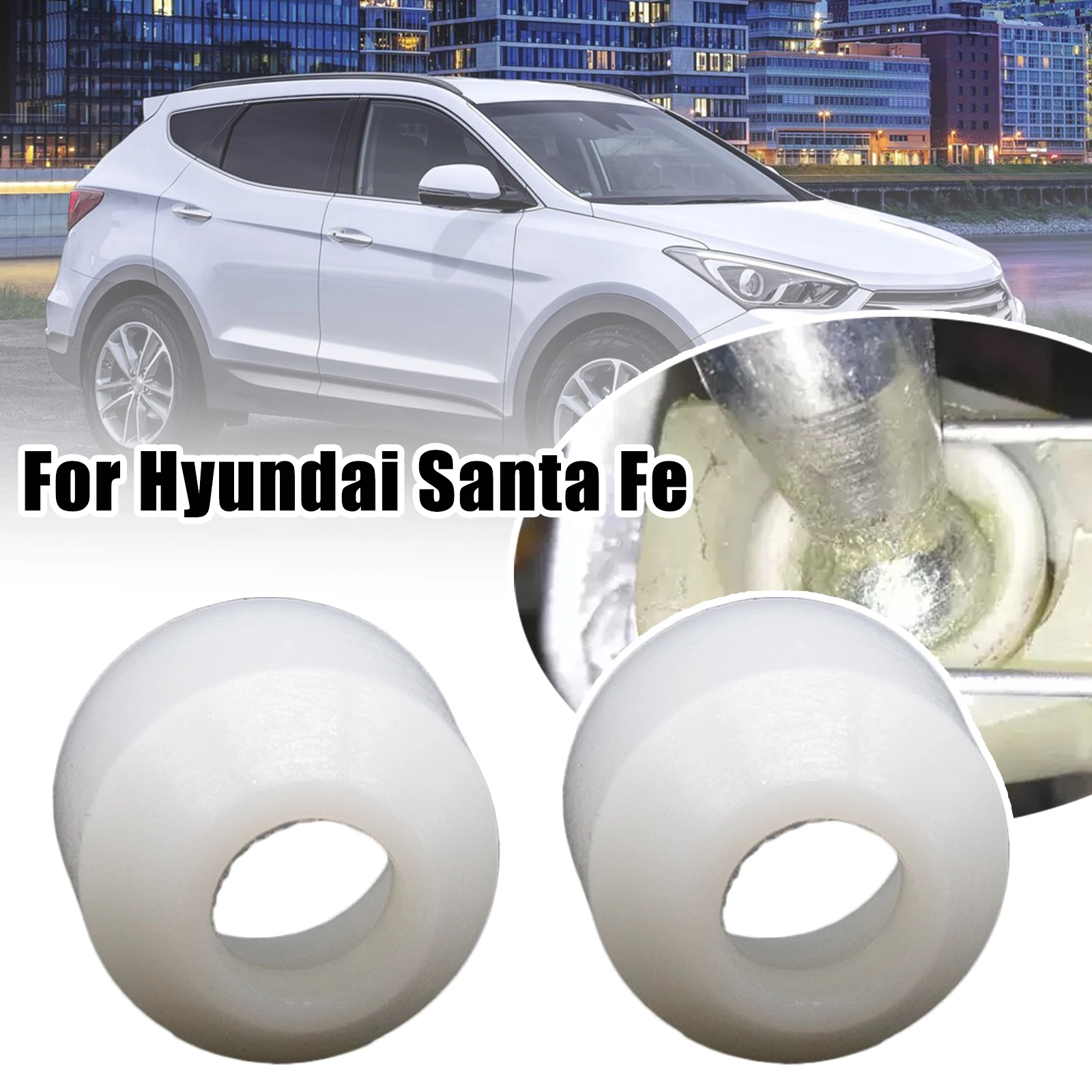 

For Hyundai Santa Replacement Plastic Bushing Cup Shift Tower Base Gearstick end Bottom Control Lever Pivot Ball Sleeve Grommet