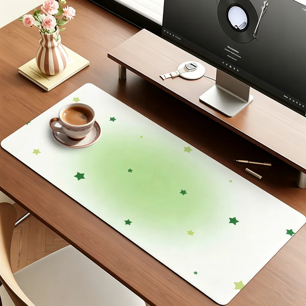 Gradient Stars Y2k Mouse Pad For Office Gaming And Keyboards Non-Slip Large Waterproof