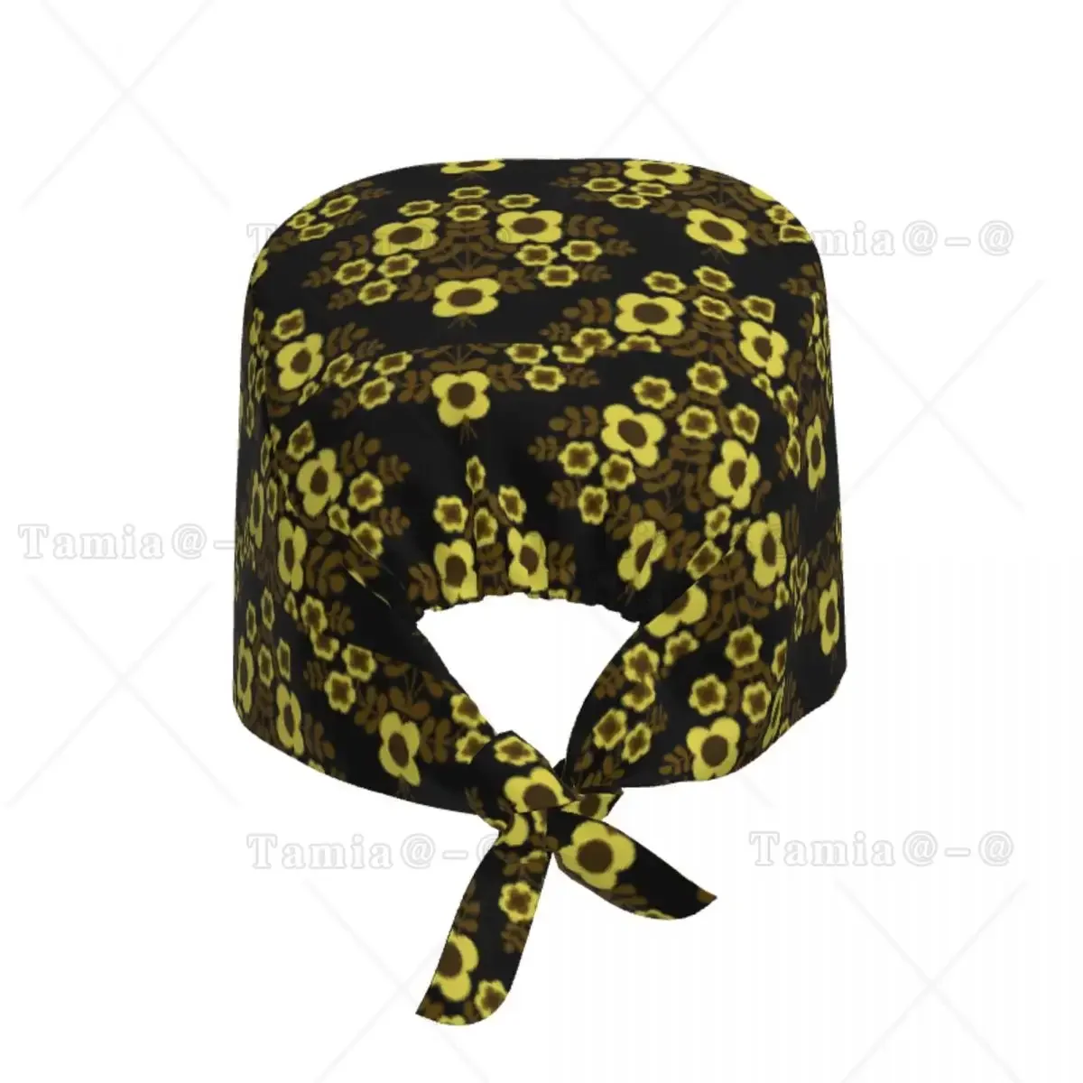 Custom Orla Kiely Flowers Working Cap  Hats Women Men Floral Abstract Operating Room Cap Nursing Cap Lab Works Hat