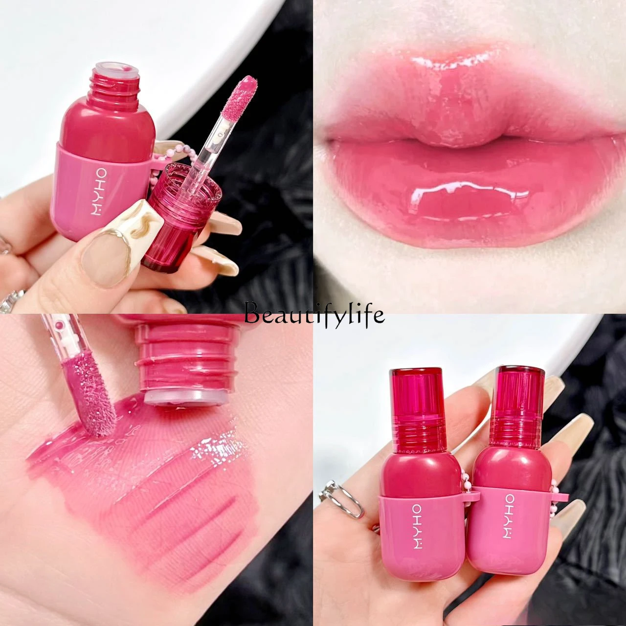 

Matte matte lip mud water mist velvet lipstick moisturizing and whitening natural lip glaze