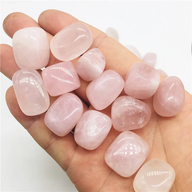 

Wholesale Natural Pink Powder Crystal Gravel Rock Madagascar Rose Quartz Raw Gemstone Mineral Specimen Decoration Energy Stone