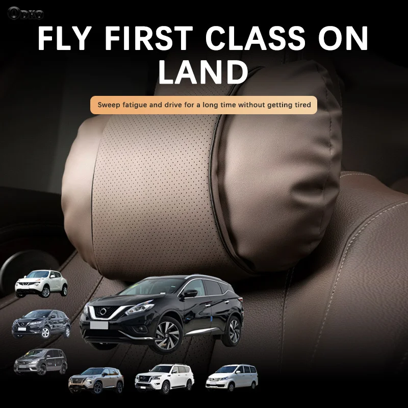 Car Seat Headrest Neck Support Protect Pillow Accessories For NISSAN NV200 NV300 NV400 XTrail X Trail T30 T31 T32 T33