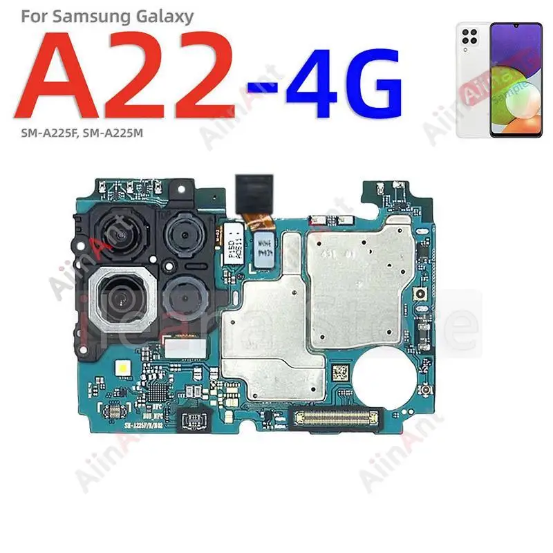 Aiinant Back Front Rear Macro Depth Wide Main Camera Flex Cable For Samsung Galaxy A22 4G 5G A225F A226B