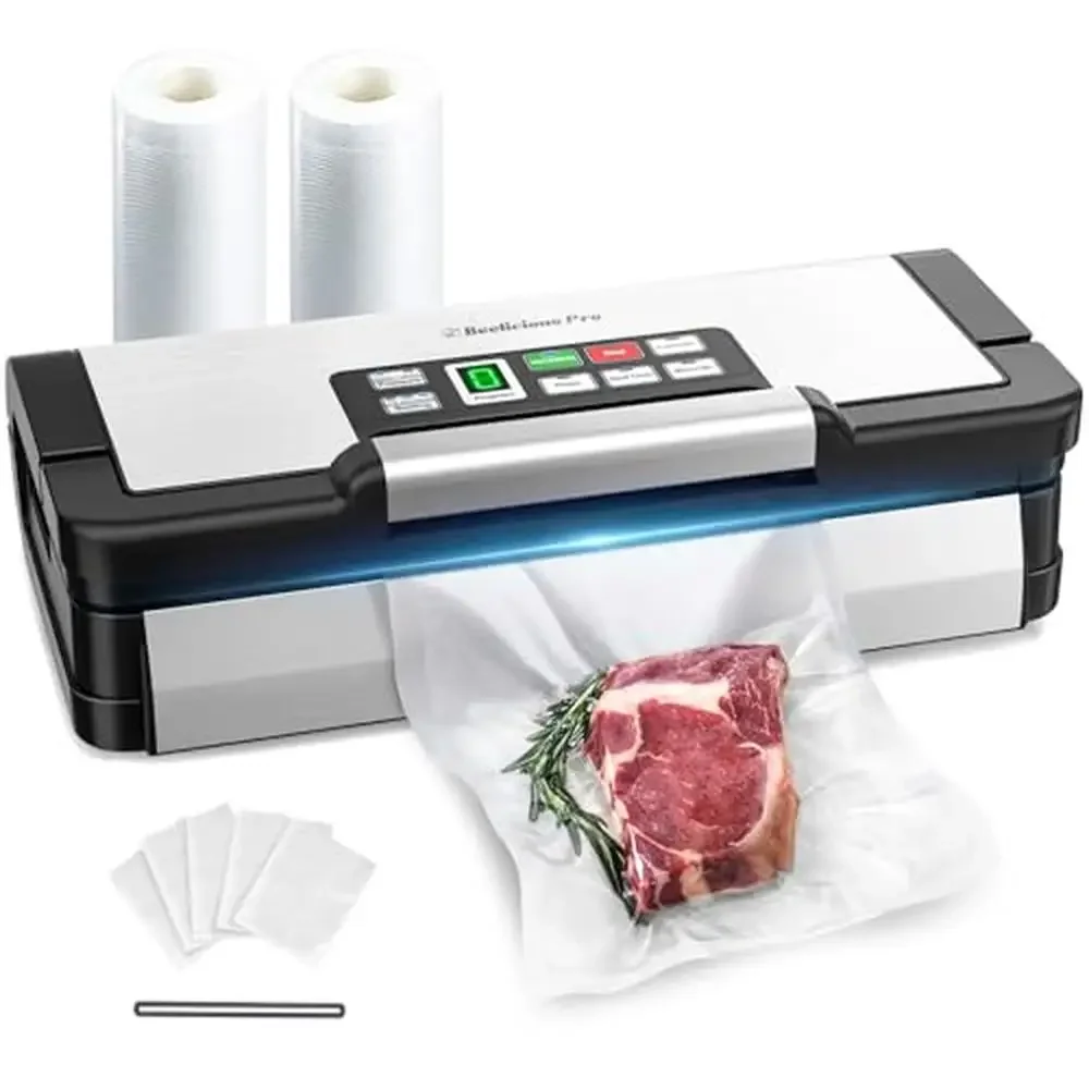 Powerful Vacuum Sealer 10-in-1 Functions Double Pump Commercial Design Stainless Steel Food Saver