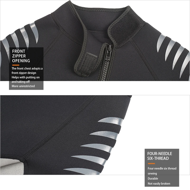 Men Wetsuit 3mm Neoprene Surfing Scuba Diving Snorkeling Swimming Body Suit Zipper Wet Suit Surf Kitesurf Clothes