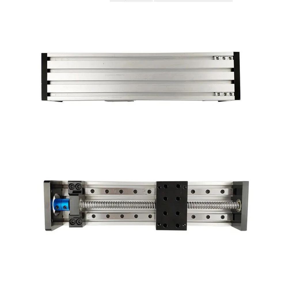 GX80 Double Line Rail Ball Screw Precision Linear Guide 50-700mm Precision Linear Sliding Platform Module For CNC Machine Parts.